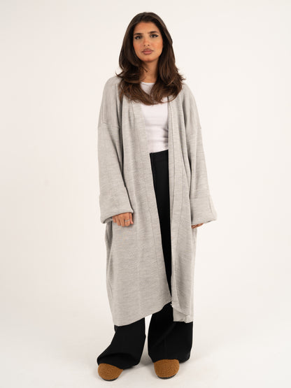 The Gray Knit Coat