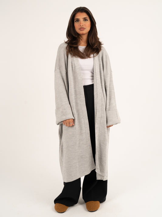 The Gray Knit Coat