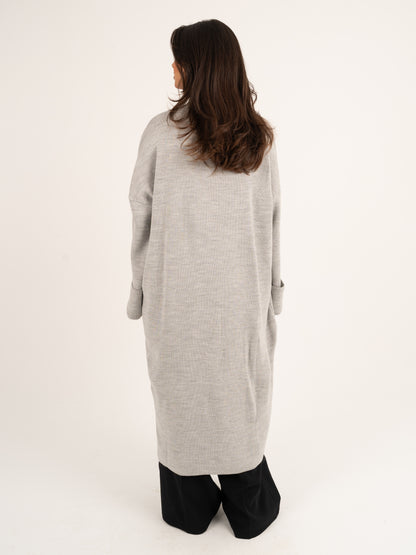 The Gray Knit Coat