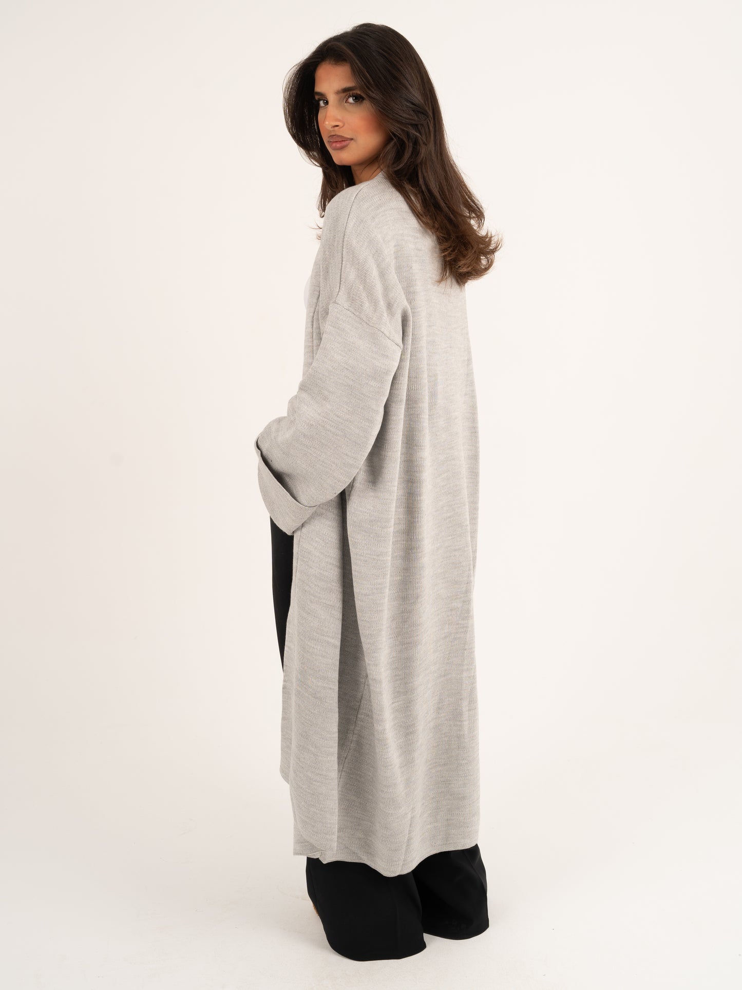 The Gray Knit Coat