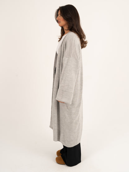 The Gray Knit Coat